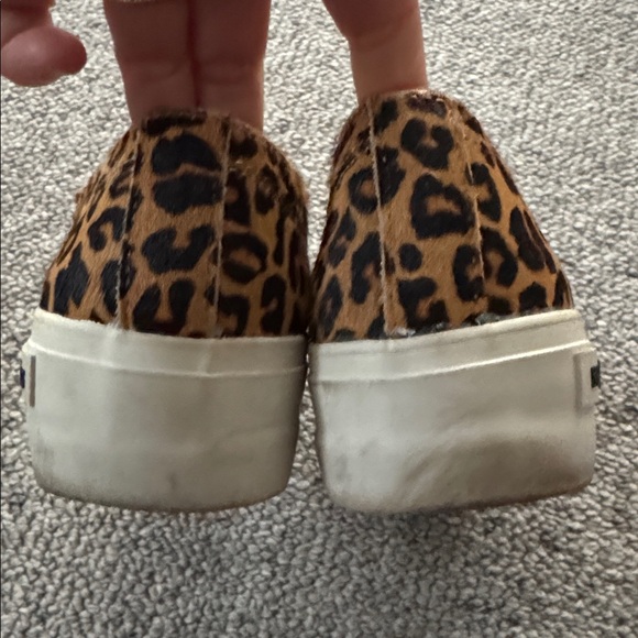 [SEAVEES] Tan and Black Leopard Baja Slip-On Platform Mulholland Sneaker - Picture 3 of 5